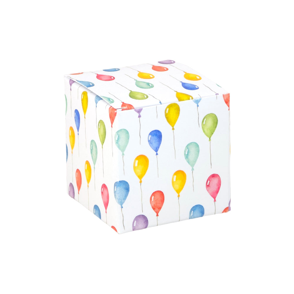 Party Balloons | Mini Gift Box | 5cm Cube | 6 Boxes