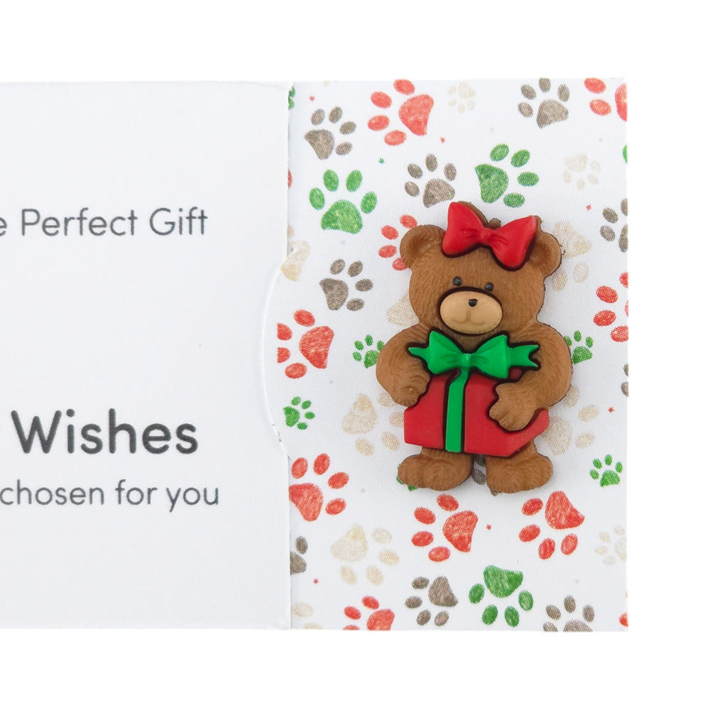 You Are the Perfect Gift | Christmas | Button Wishes Sew On Token | Mini Gift