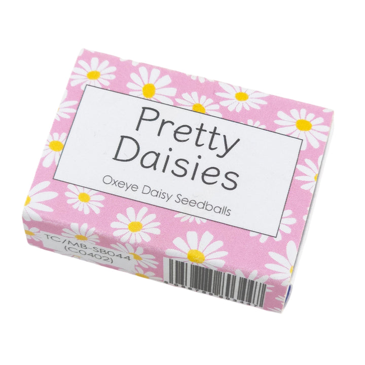 Pink Daisy Design | Seedball Box | Oxeye Daisies | Cracker Filler | Mini Gift