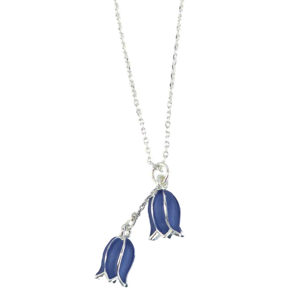 Dainty Bluebell Necklace | Pendant on Chain | Mini Gift | Cracker Filler