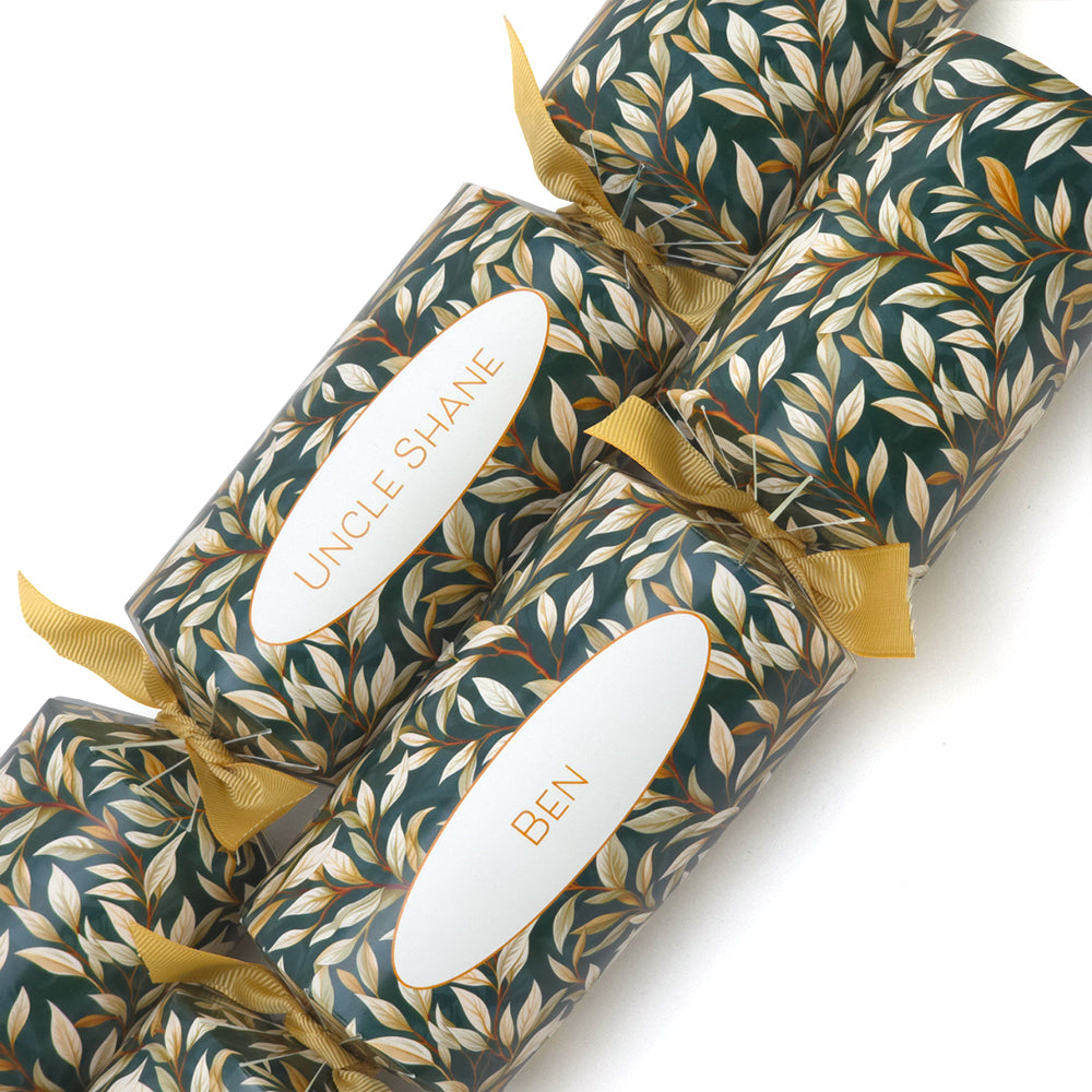 Personalised Cracker Making Craft Kit | Golden Foliage | Minimum 4