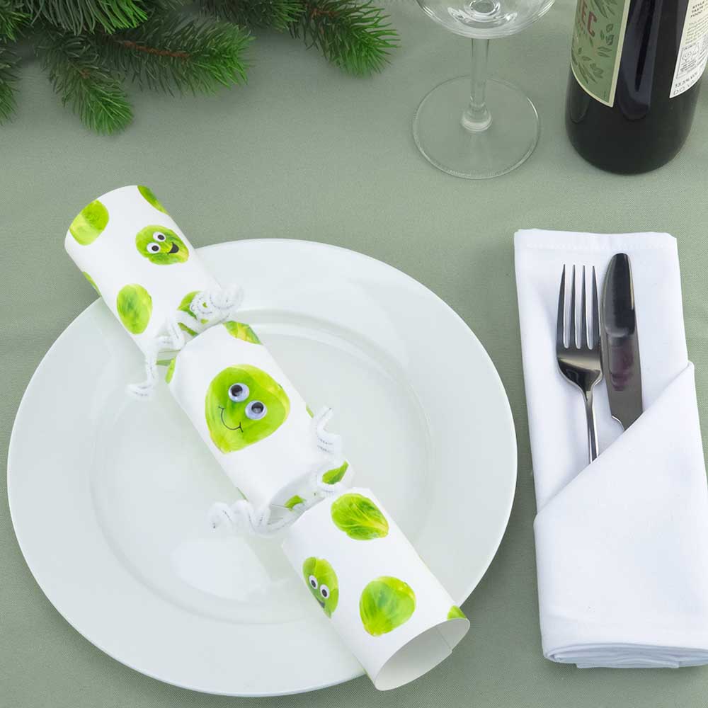 Googly Eyed Sprouts | 6 Crackers with Eyes & Ties | Make & Fill Your Own Kit