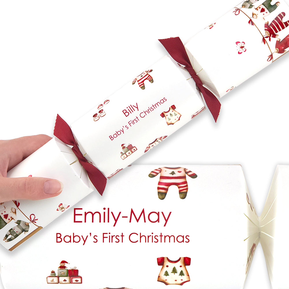 Personalised Cracker Making Craft Kit | Baby's 1st Christmas | Minimum 4