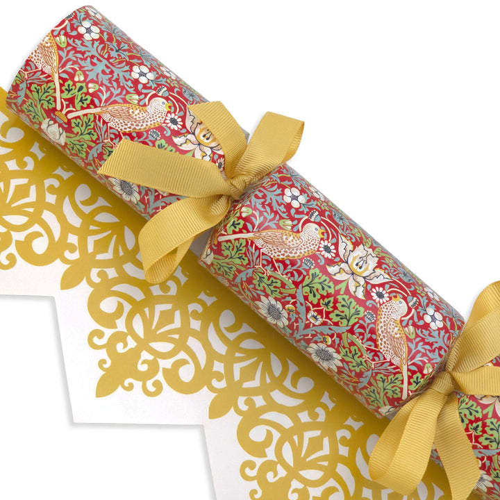 Strawberry Thief | 4 or 6 Ready to Fill Christmas Crackers | Just Add Gifts