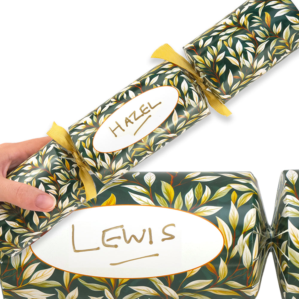 Personalise Your Own Crackers Craft Kit | Golden Foliage | Minimum 4