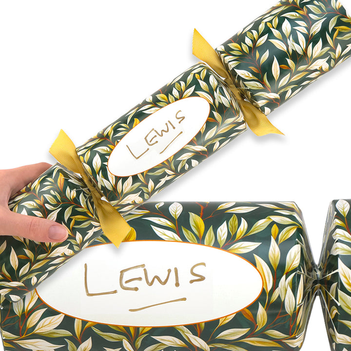 Personalise Your Own Crackers Craft Kit | Golden Foliage | Minimum 4