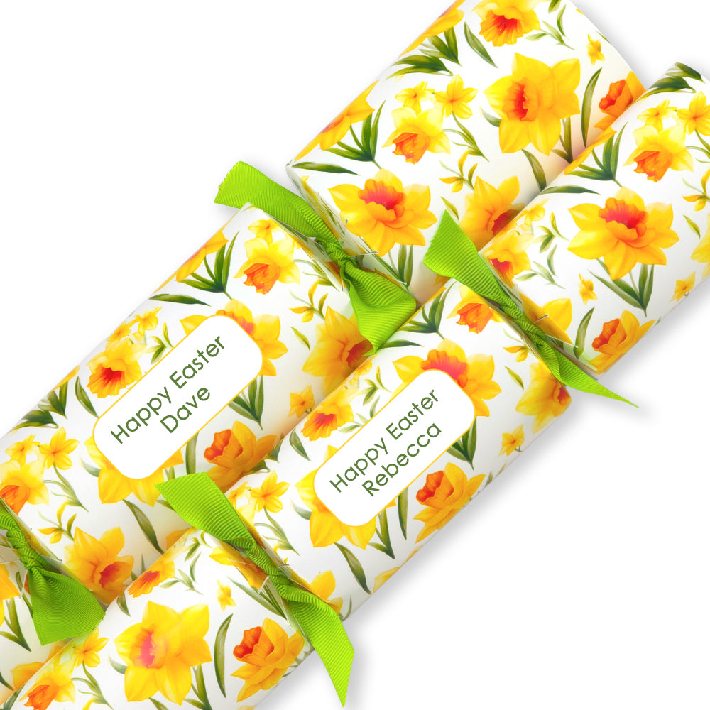 Personalised Easter Cracker Making Craft Kit | Spring Daffodils | Minimum 4
