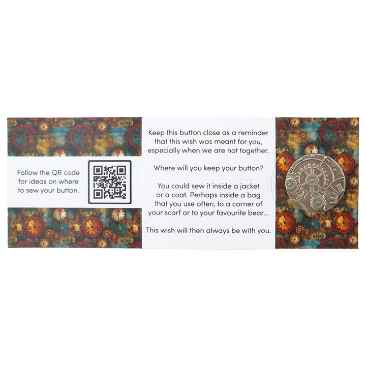 Why Fit In - Born to Stand Out | Button Wishes Sew On Token | Cracker Filler