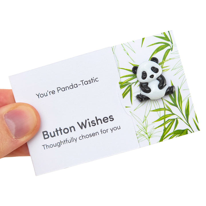 You’re Panda-tastic | Button Wishes Sew On Token | Little Gift | Cracker Filler