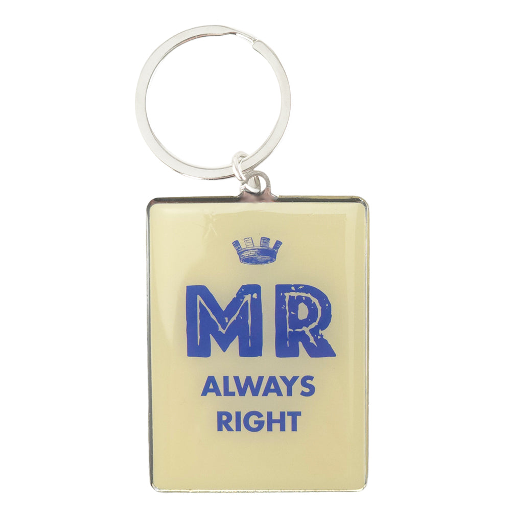 Mr Always Right | Metal Keyring | Mini Gift | Cracker Filler