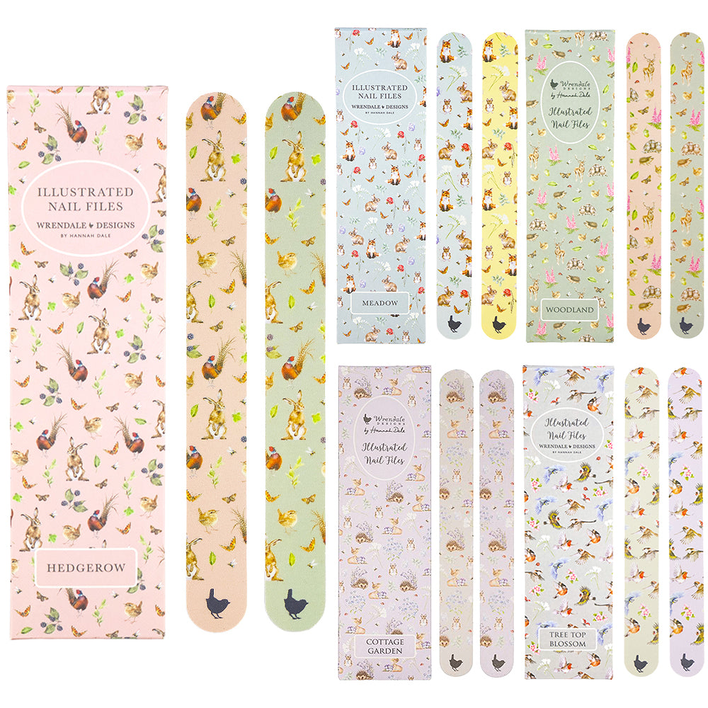 Gorgeous Emery Board Set | Nail Files | Wrendale Designs | Little Gift