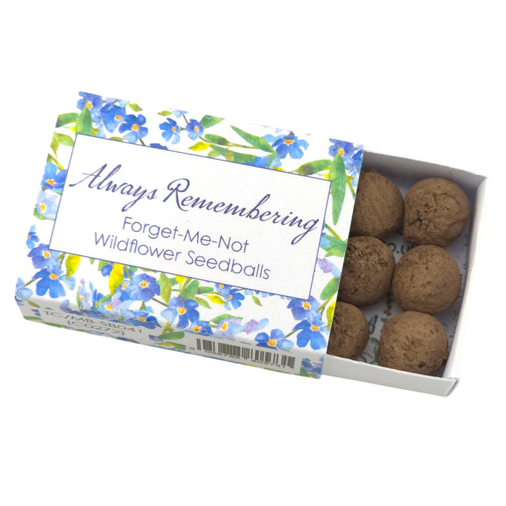 Always Remembering | Forget Me Not Seedballs | Cracker Filler | Mini Gift