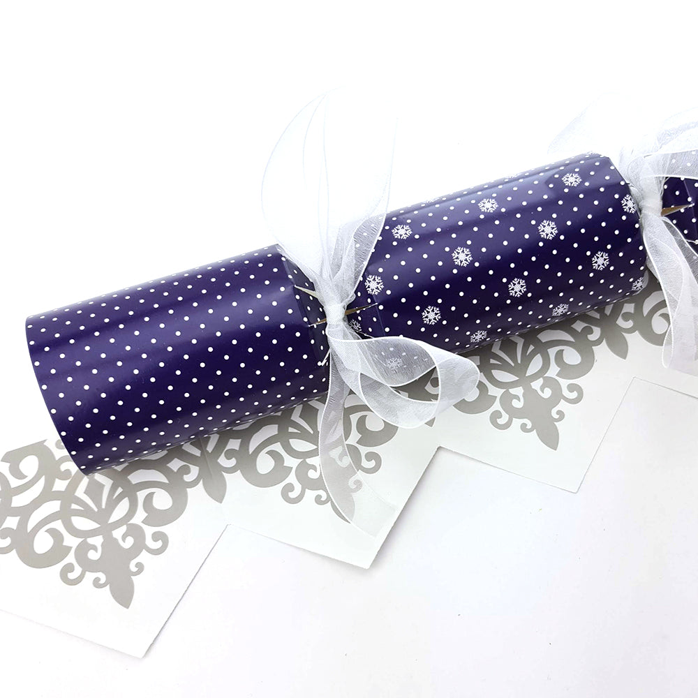 Dotty Snowflake | Christmas Cracker Making Craft Kit | Make & Fill Your Own