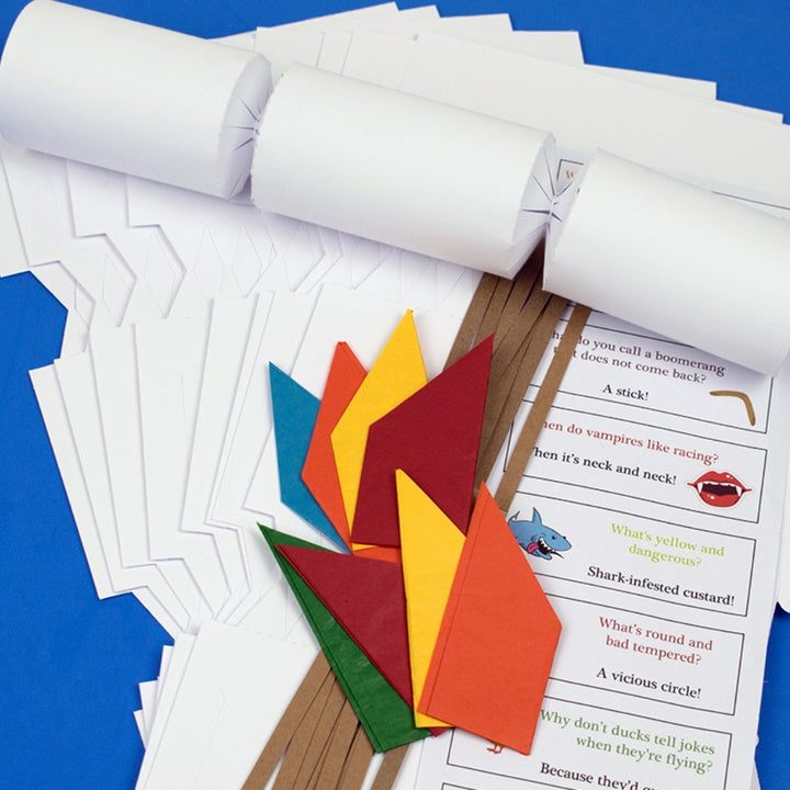 White Basic Make &amp; Fill Your Own Crackers | DIY Recyclable | Cracker Craft Kits