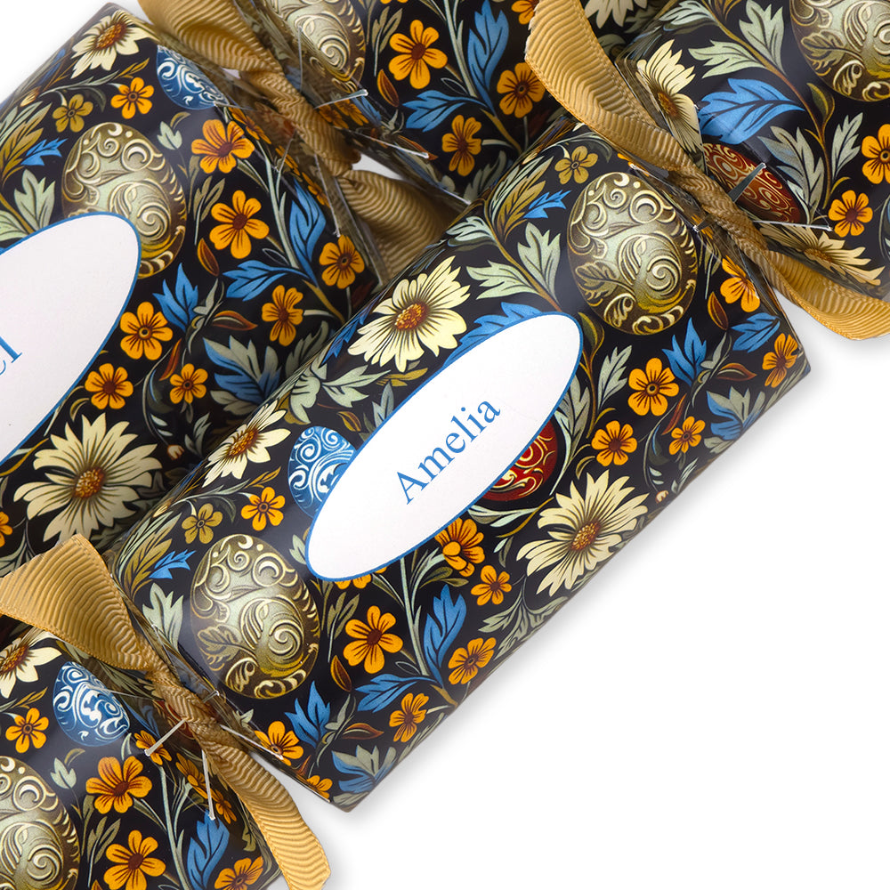 Personalised Easter Cracker Making Craft Kit | William Morris Eggs | Minimum 4