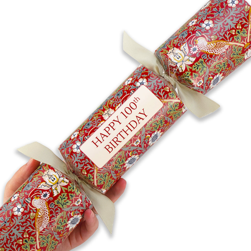 Milestone Birthday Strawberry Thief | Cracker Making Kit | Make Your Own
