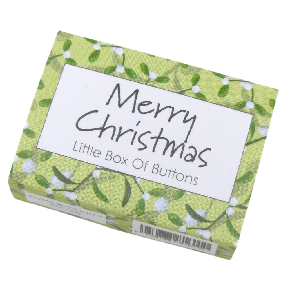 Simply Mistletoe | Little Crafty Box of Buttons | Cracker Filler | Mini Gift