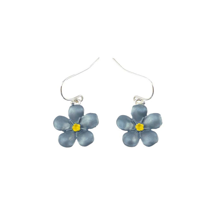 Forget Me Not | Silver Plated Drop Earrings | Little Gift | Cracker Filler
