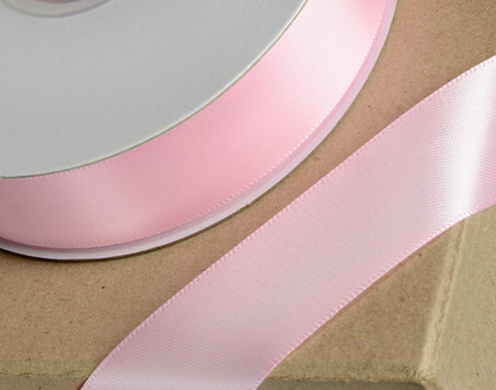 15mm or 23mm Double Faced Satin Ribbon | 25m Long