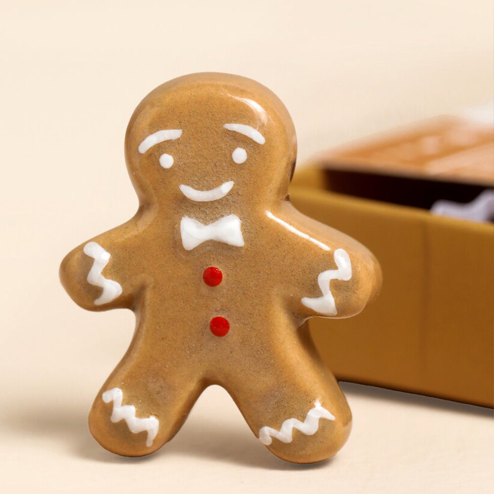 Gingerbread Man | Mini Matchbox & Christmas Token | Little Gift | Cracker Filler