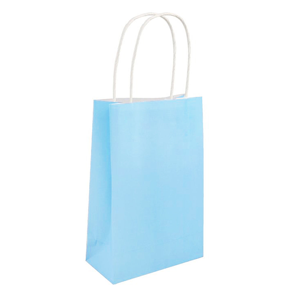 Paper Party Bags with Paper Handles | Choice of Colours | Recyclable | 21x14x7cm