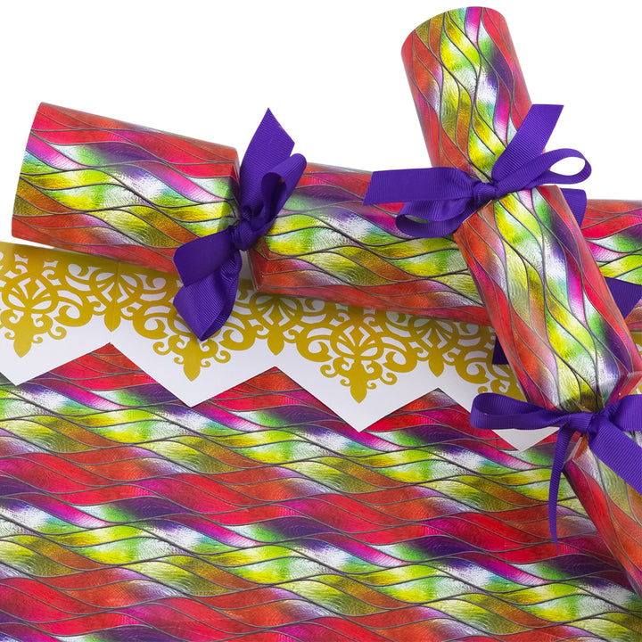 Stained Glass Swirls | Cracker Making Craft Kit | Make &amp; Fill Your Own