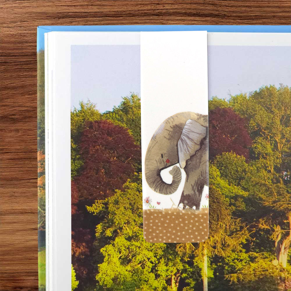 Nellie Elephant | Double Sided Magnetic Bookmark | Little Gift | Cracker Filler