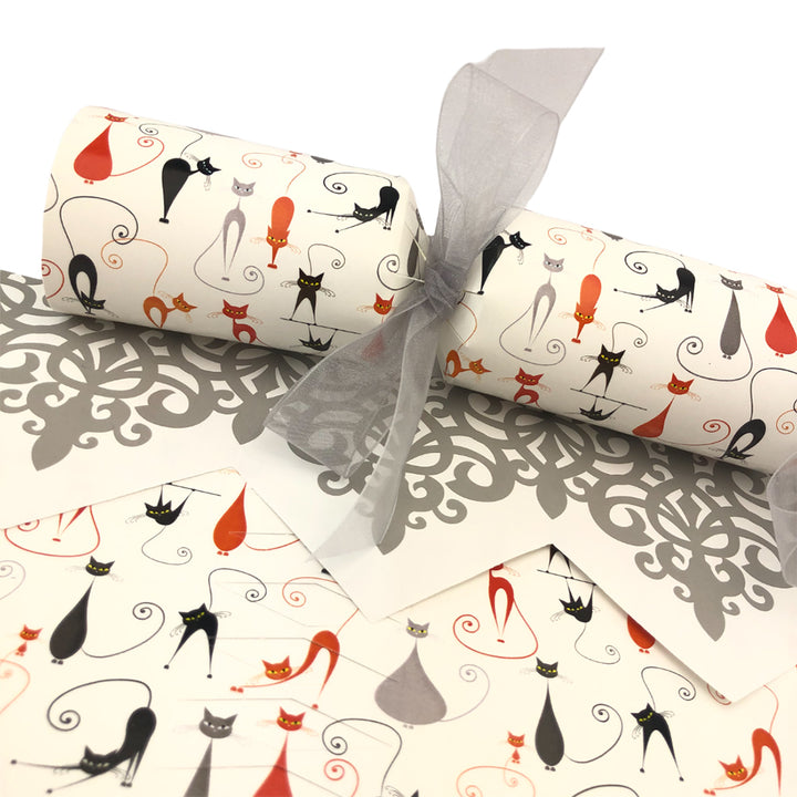 Modern Cats | Cracker Making Craft Kit | Make &amp; Fill Your Own