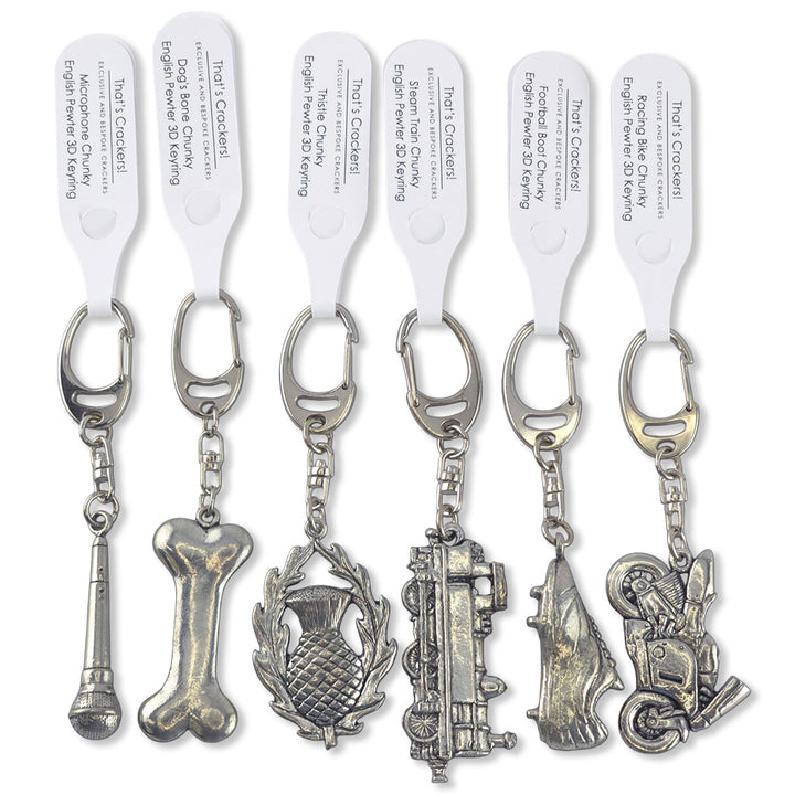 Spider | English Pewter 3D Keyring | Little Gift | Cracker Filler