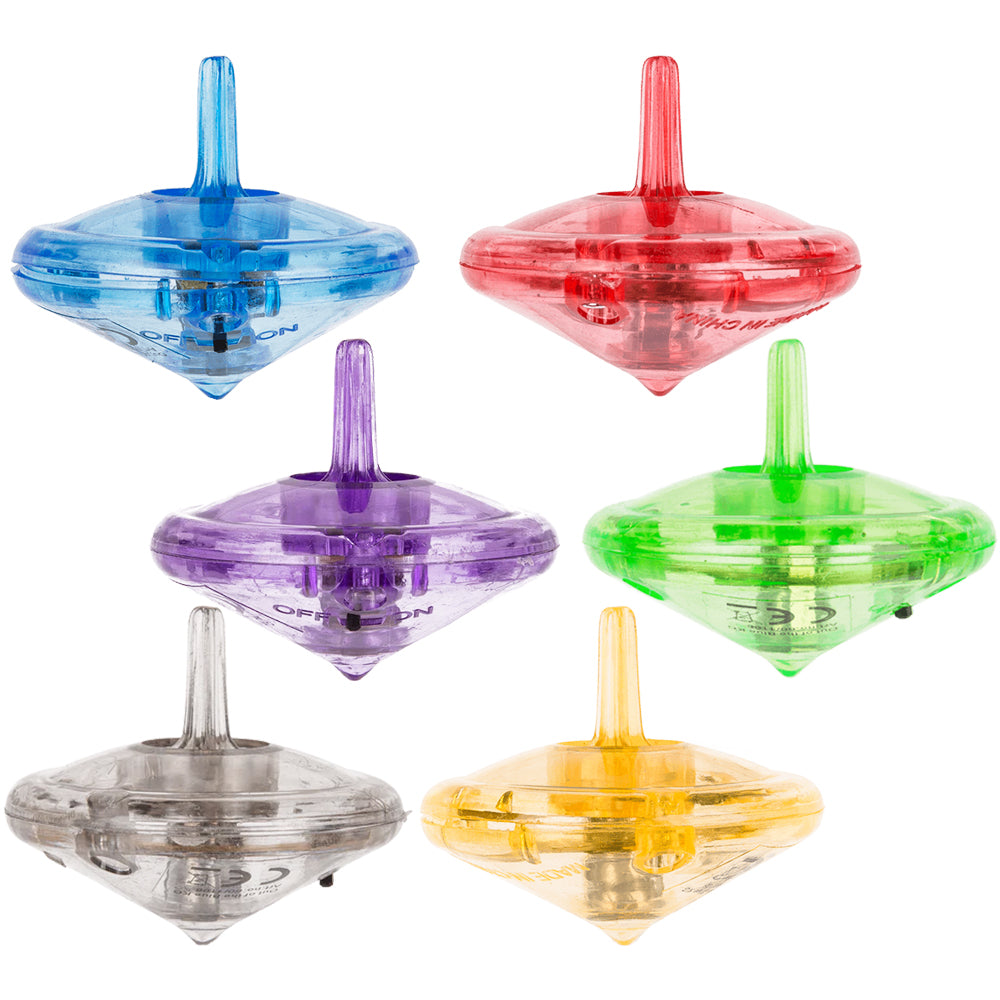 Light Up LED Spinning Top Toy | Single | Little Gift | Cracker Filler