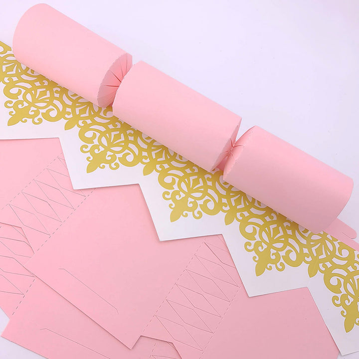 Pastel Pink | Cracker Making DIY Craft Kits | Make Your Own | Eco Recyclable