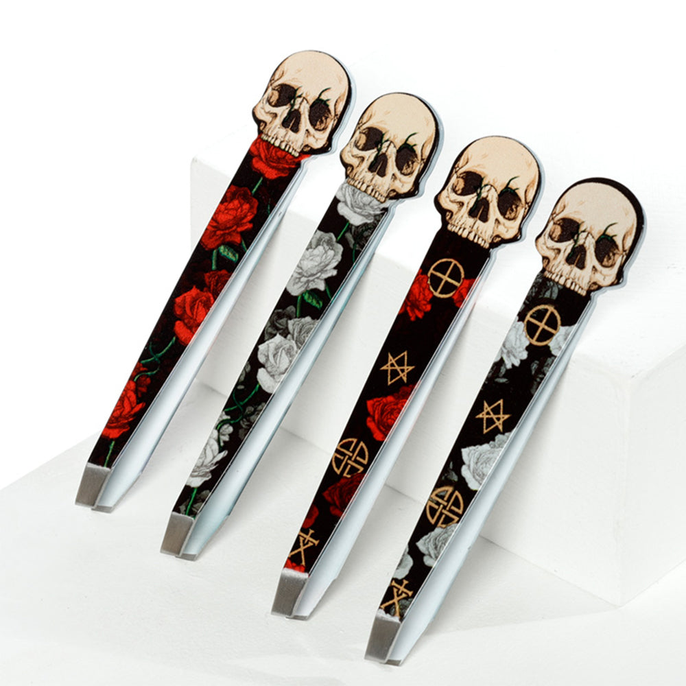 Skulls and Roses Tweezers | Gothic | Single | Mini Gift | Cracker Fillers