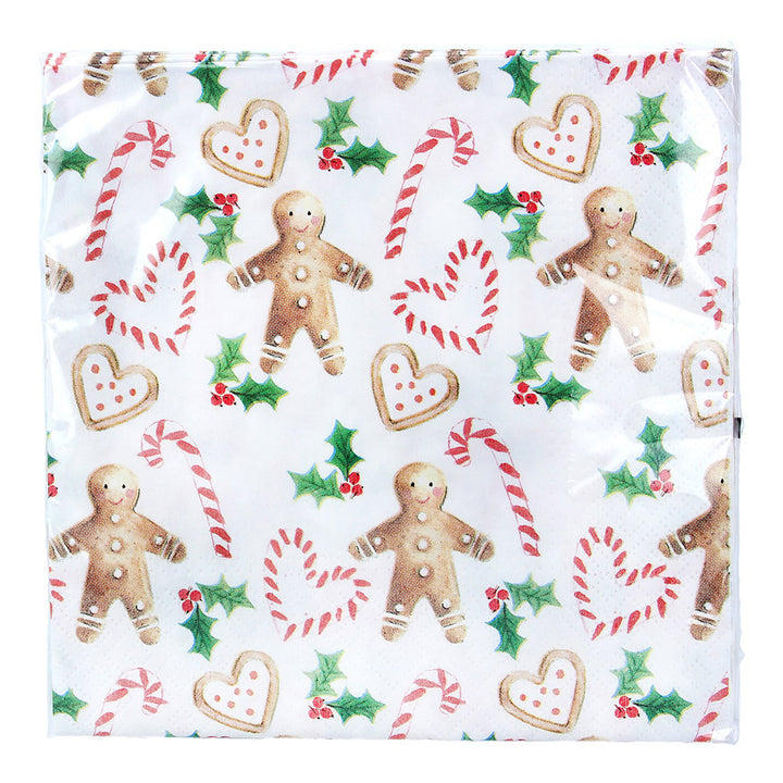 Gingerbread Ornaments & Napkins | Christmas Letterbox Gift for Ladies | Gisela Graham