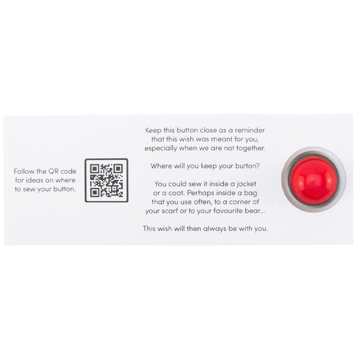 Your Very Own Panic Button | Button Wishes Sew On Token | Cracker Filler