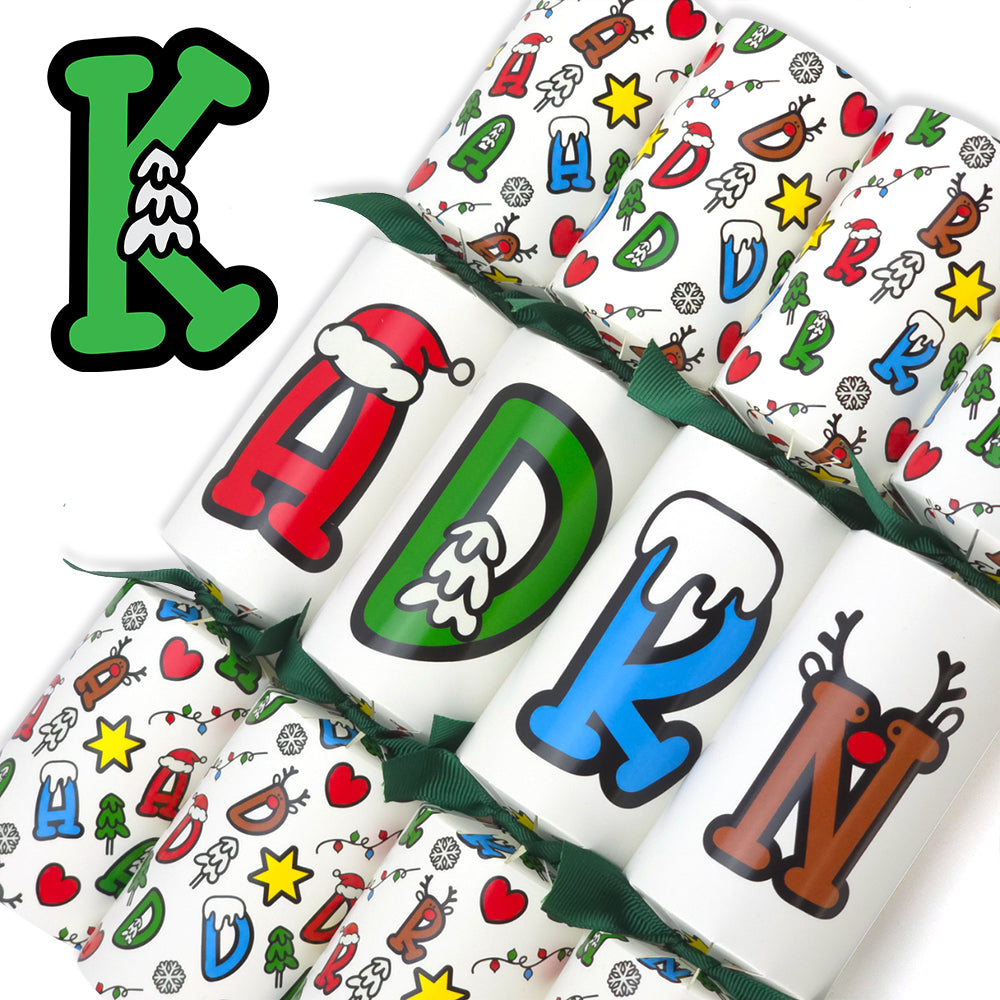 Letters A to Z | Single Christmas Cracker Making Craft Kit | Funtime Design