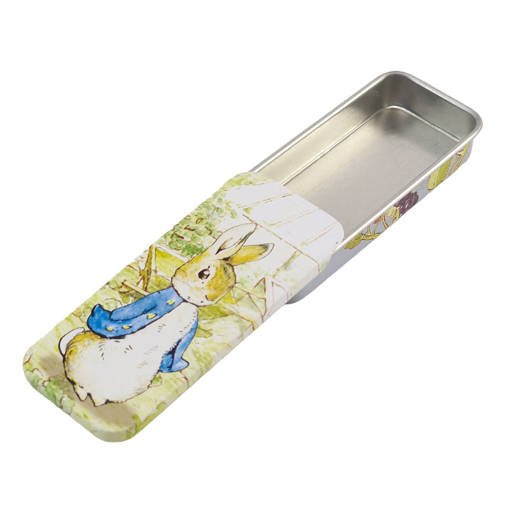 Peter Rabbit Empty Slider Tin | 8cm Long | Single | Cracker Filler | Mini Gift