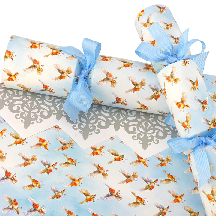 Watercolour Robins | Cracker Making Craft Kit | Make &amp; Fill Your Own