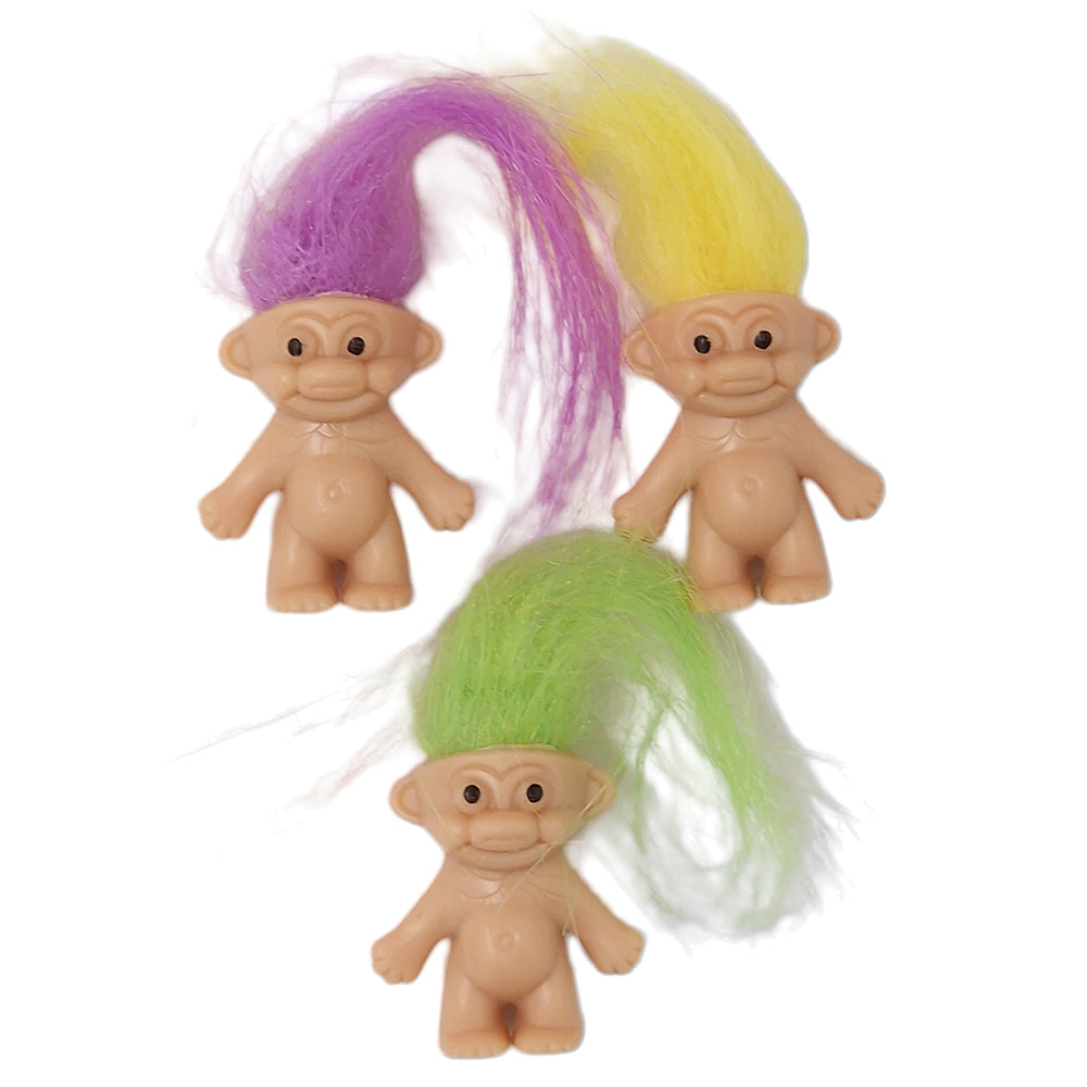 Mini Neon Haired Troll | Single | Mini Gift | Cracker Filler