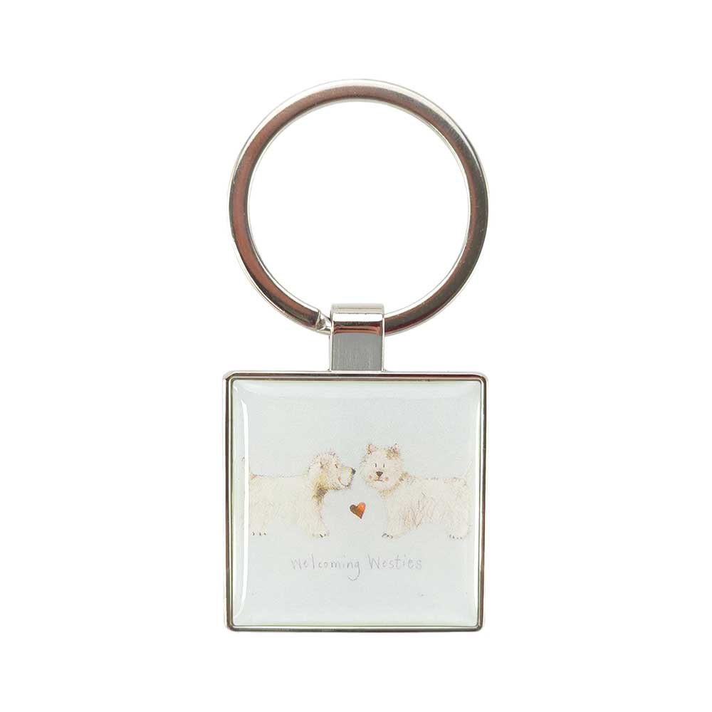 Welcoming Westies | Metal Keyring | Mini Gift | Cracker Filler