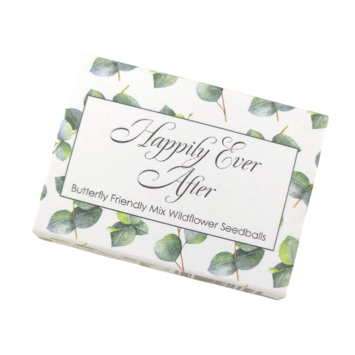 Happily Ever After | Wedding | 6 Seedball Matchbox | Cracker Filler | Little Gift