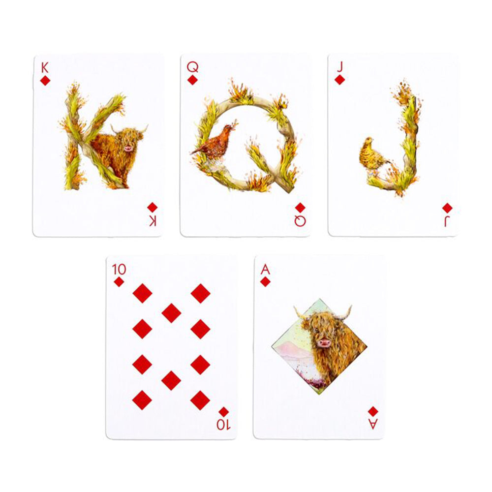 Highland Cow | Themed Standard Playing Cards | Little Gift