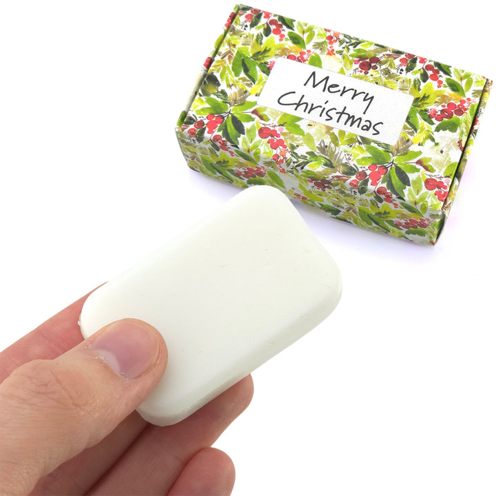 Watercolour Berries | Merry Christmas | 20g Scented Soap | Cracker Filler