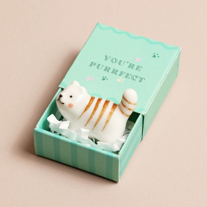 You're Purrfect | Mini Matchbox Cat Token | Little Gift | Cracker Filler