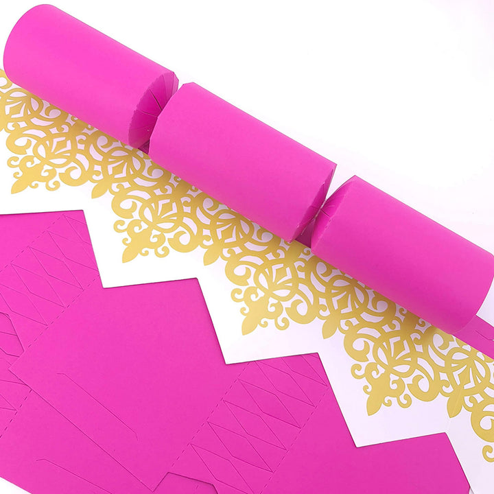 Shocking Pink | Cracker Making DIY Craft Kits | Make Your Own | Eco Recyclable