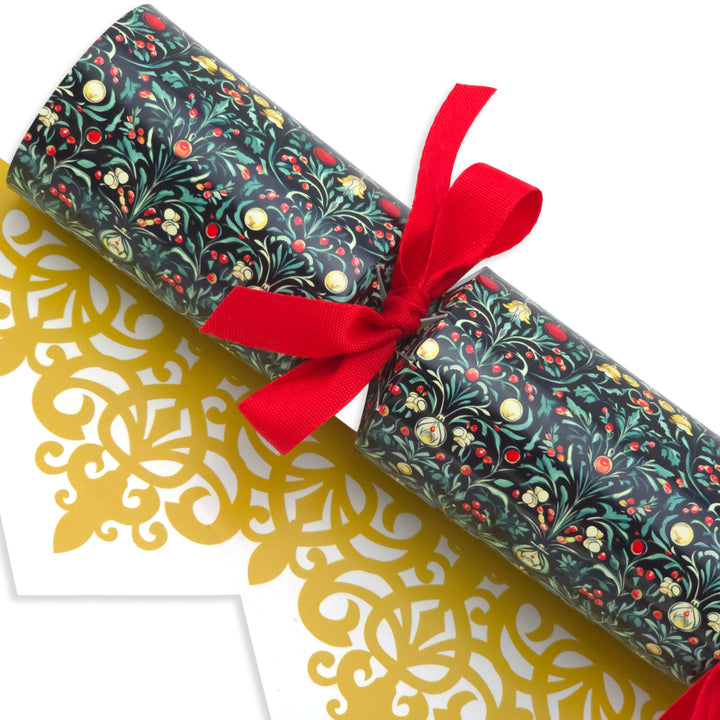 Christmas Baubles | William Morris | Eco Cracker Making Craft Kit with Ribbon