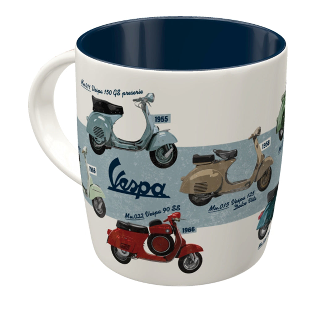 Vespa Model Chart | Chunky Ceramic Mug