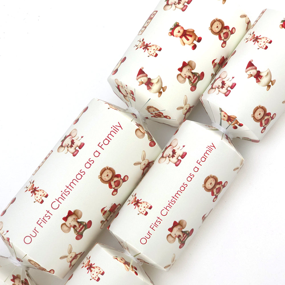 Our First Christmas as a Family | Cracker Making Craft Kit | Make &amp; Fill Your Own