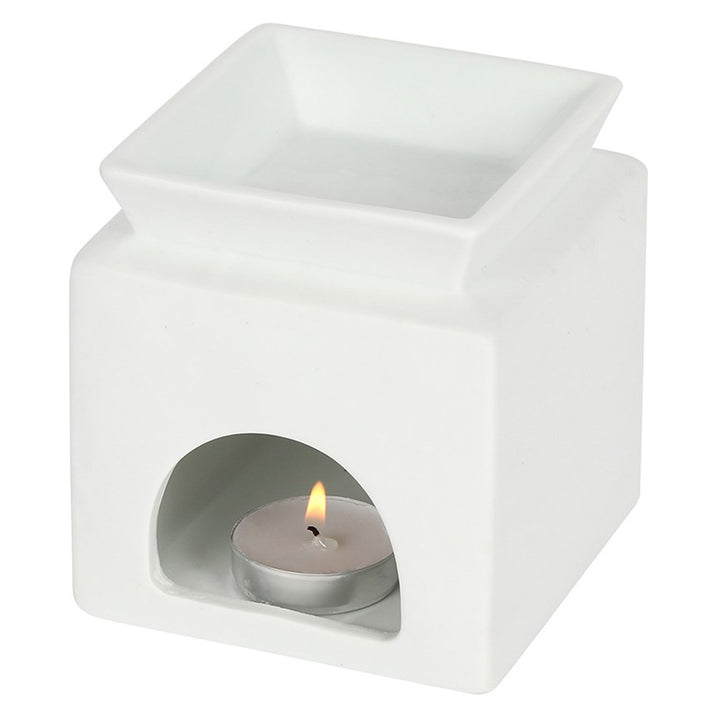 Love Cut Out | Oil Burner | White Ceramic | 13cm Tall