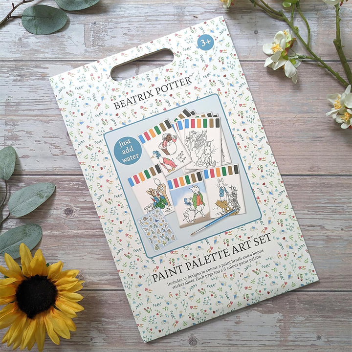 Peter Rabbit & Friends | Beatrix Potter | Colouring Set with Crayons & Stickers