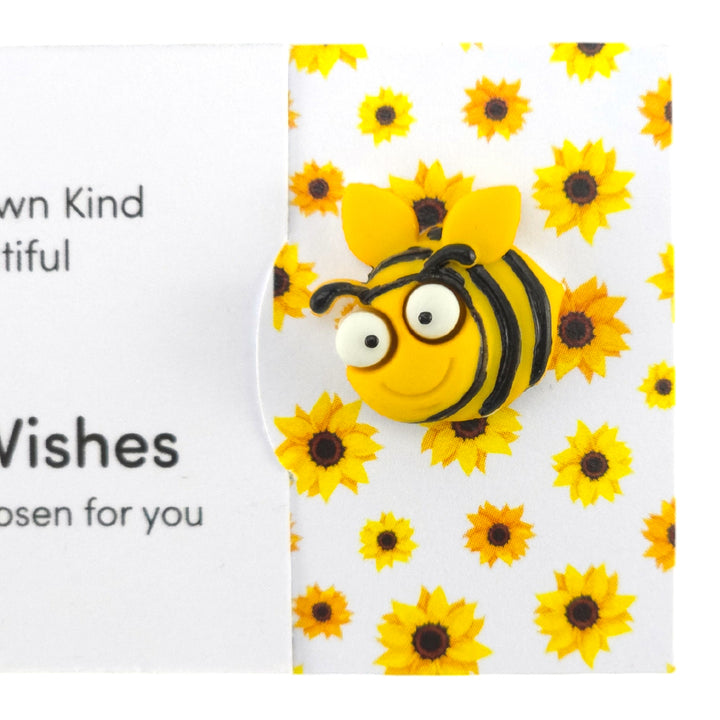 Bee Your Own Kind of Beautiful | Button Wishes Sew On Token | Cracker Filler